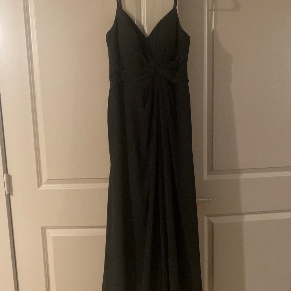 Azazie Aubrielle Black Bridesmaid Dress